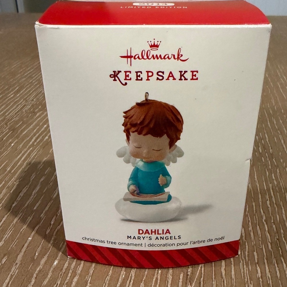 2014 Hallmark Keepsake Dahlia Mary's Angels Limited Edition Ornament NIB